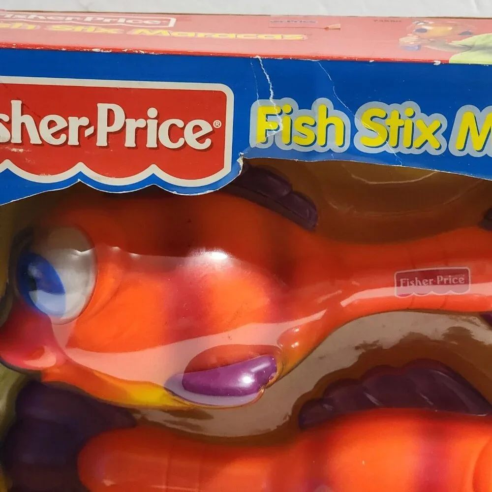 Fisher-Price Fish Stix Maracas Vintage 1999 74880 Mattel New Rare HTF
